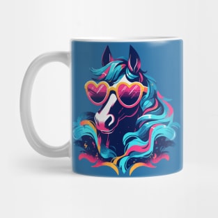 A fancy horse ready for the summer Mug